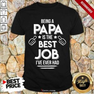 Being A Papa Best Job Shirt