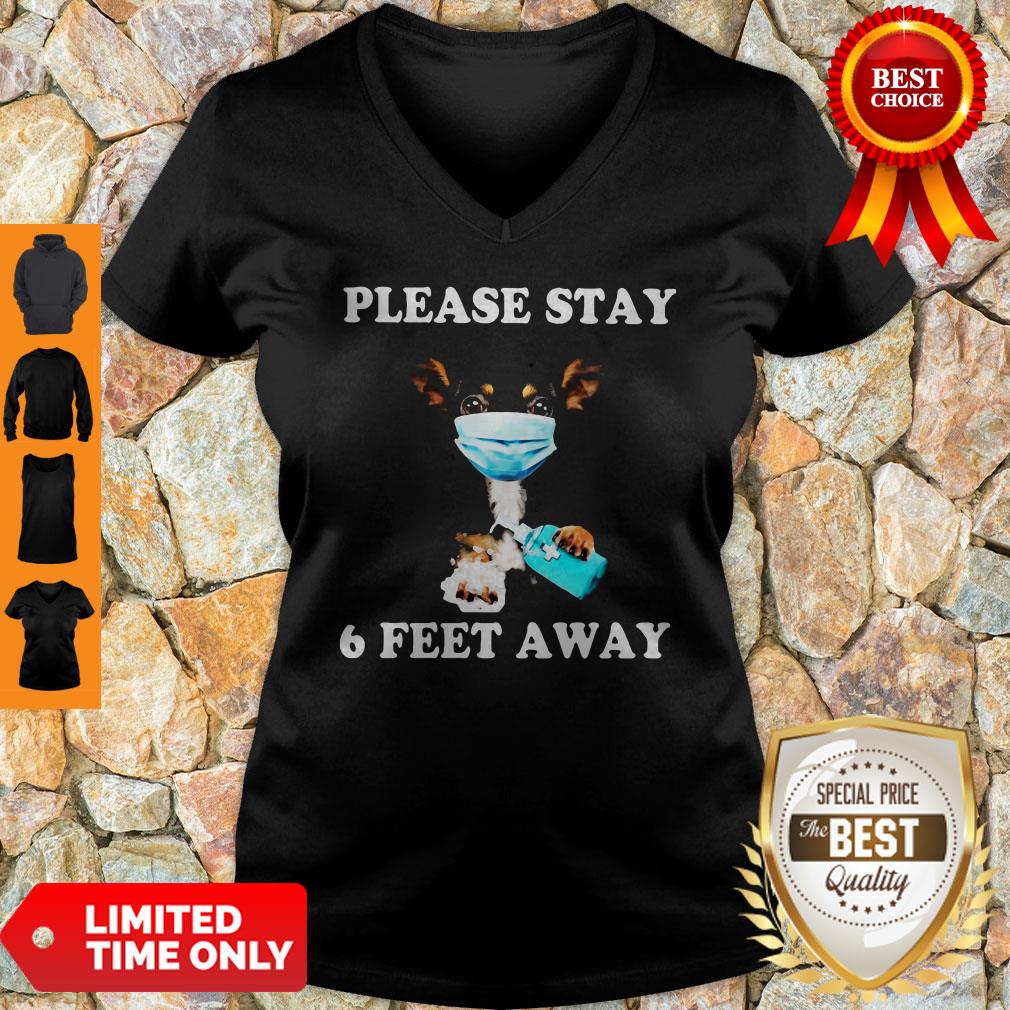 Official Chihuahua Mask Please Stay 6 Feet Away Shirt