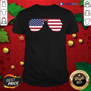 Better Biden Aviator Sunglasses Patriotic USA Flag 2020 Shirt