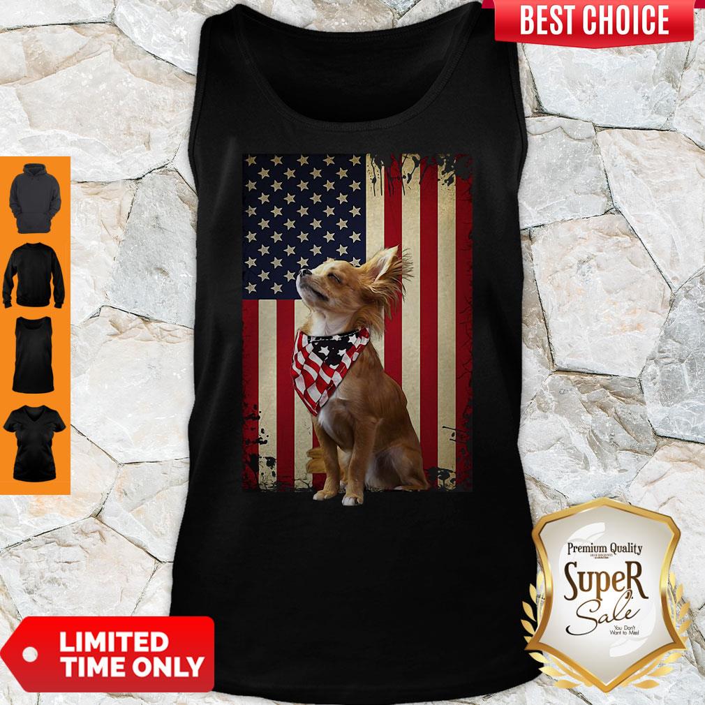 Official American Flag Chihuahua Proud Shirt