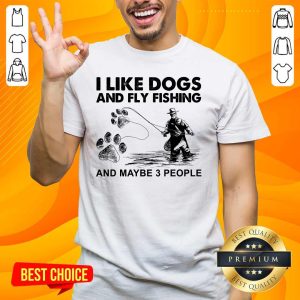 Funny 6 I Like Dogs And Fishing Shirt
