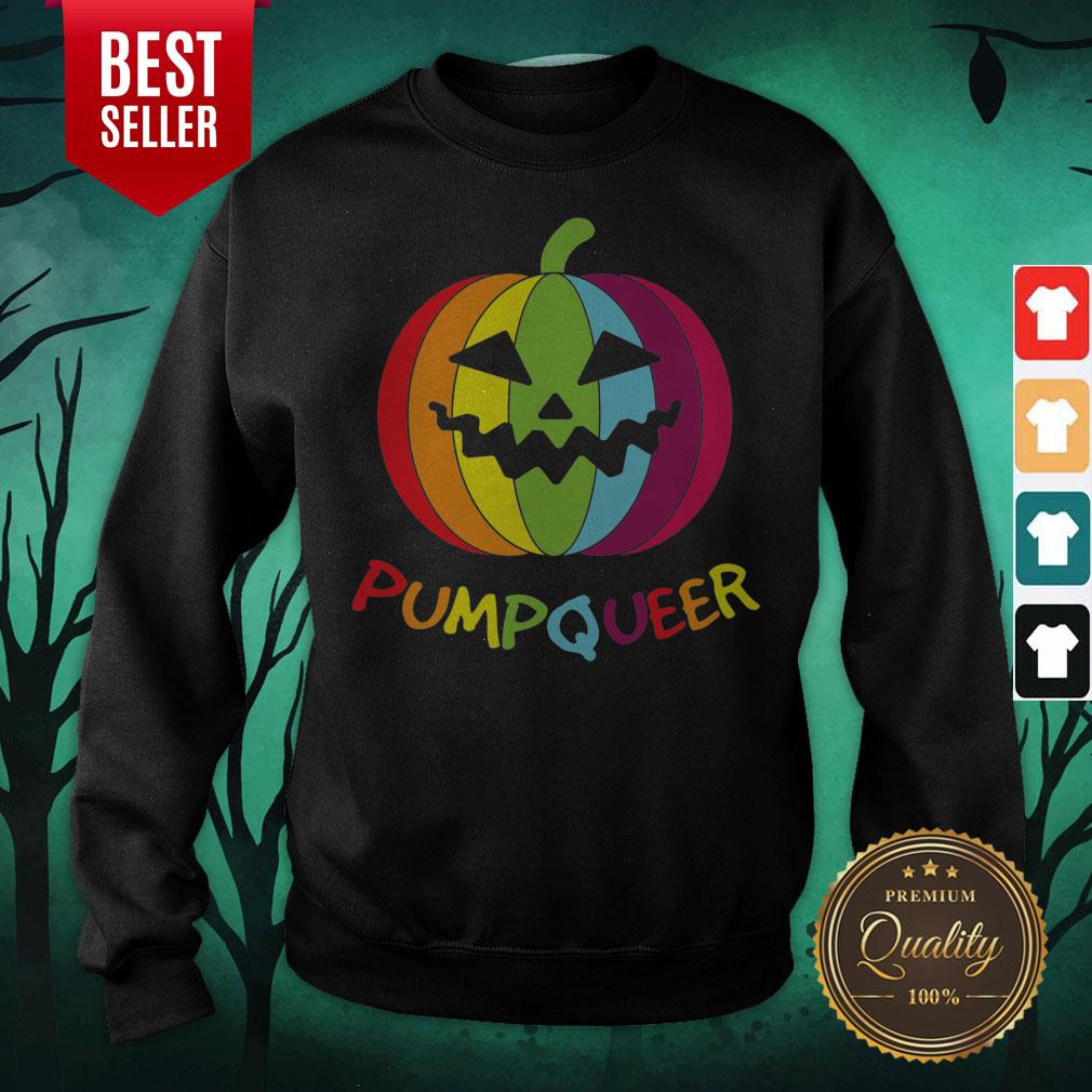 Halloween LGBT Rainbow Pumpkin Apparel Shirt