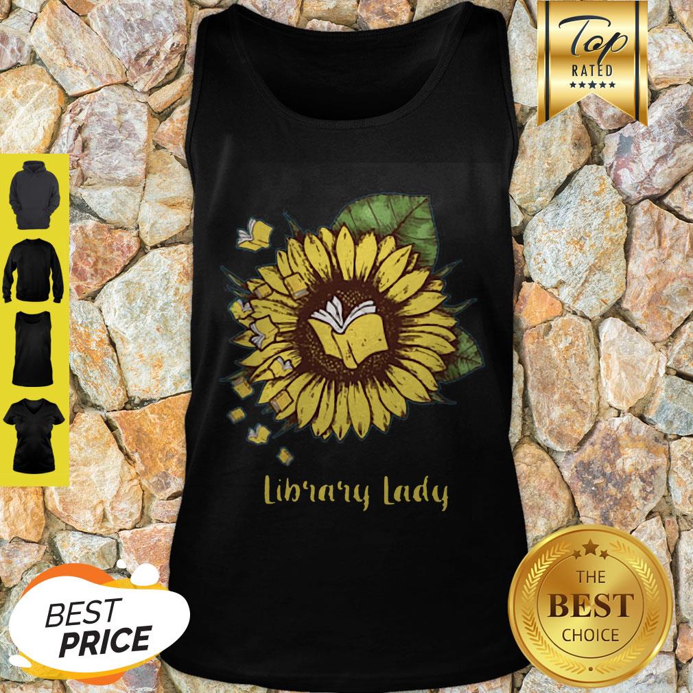 Official Sunflower Book Library Lady Shirt