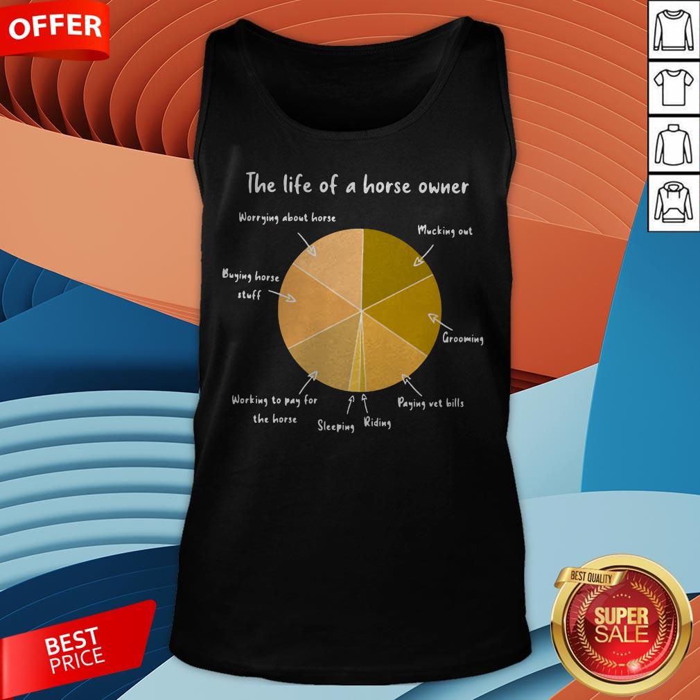 The Life Of A Horse Owner Worrying About Horse Mucking Out Shirt