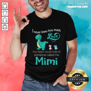 Happy Saurus I Never Knew How Much Love Mimi Shirt