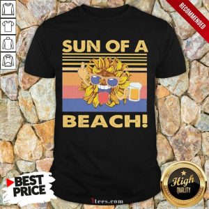 Top Sun Of A Beach Beer Vintage Shirt