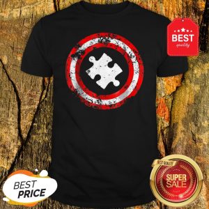 Nice Captain Autism Superhero Autism Awareness Shirt