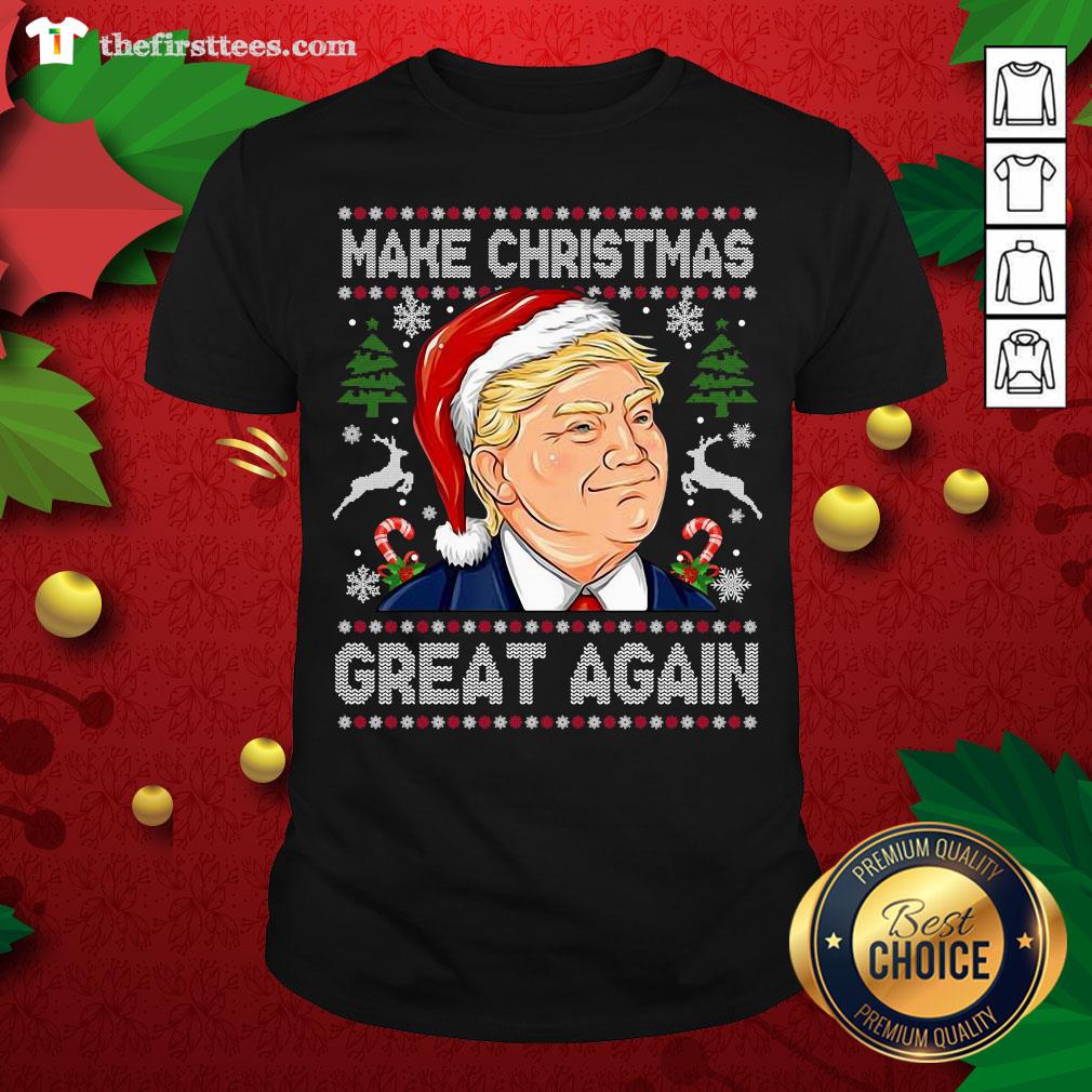 Cute 2020 Trump Make Christmas Great Again Shirt