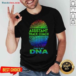 Perfect Assistant Track Coach This Is My Dna Fingerprints Shirt