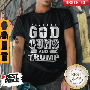 Official Cross God Guns And Trump Shirt