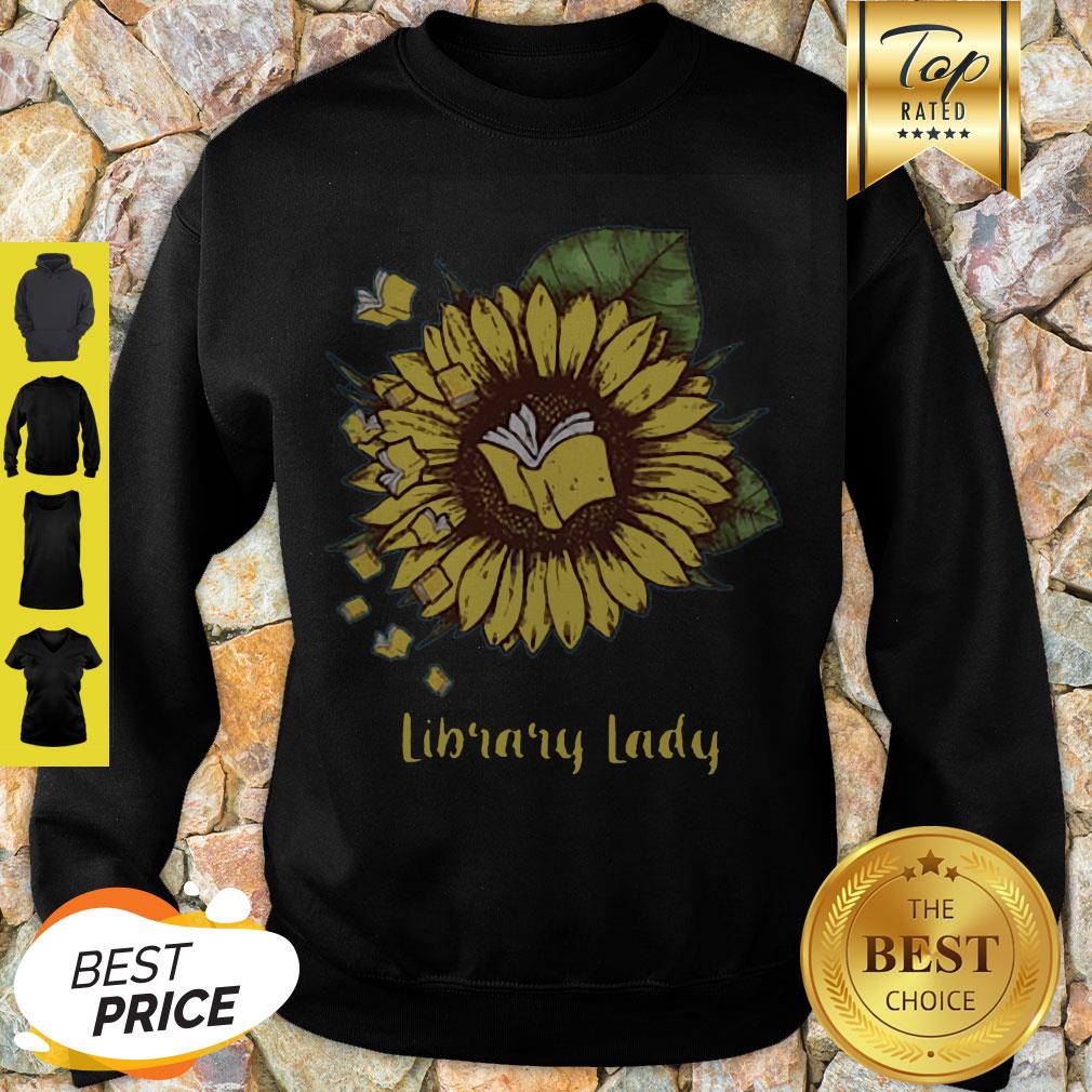 Official Sunflower Book Library Lady Shirt