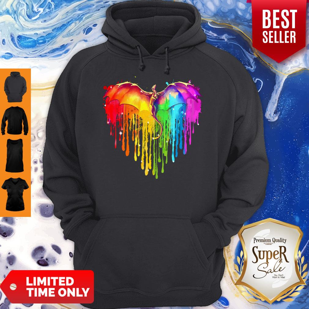 Official Rainbow Dragon Heart Shirt