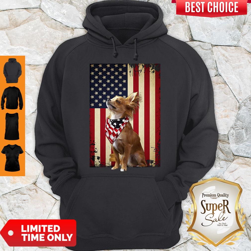 Official American Flag Chihuahua Proud Shirt