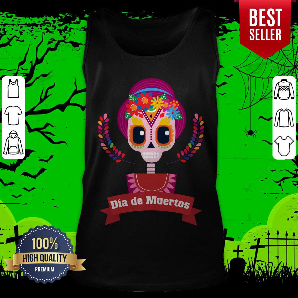Sugar Skull Girl Dia De Muertos Day Dead Shirt