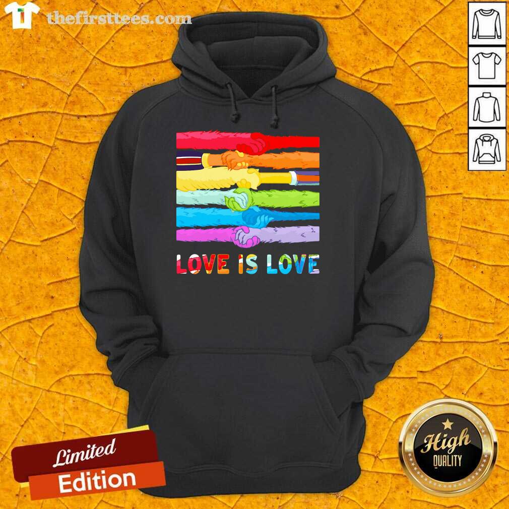 LGBT Love Is Love Hold Hand Shirt