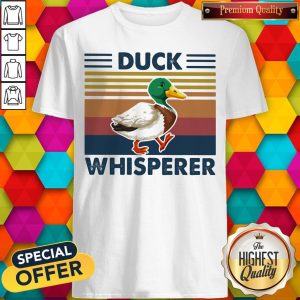 Nice Duck Whisperer Duck Vintage Retro Shirt