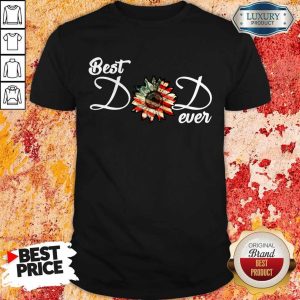 Awesome Sunflower Best Dad Ever Shirt