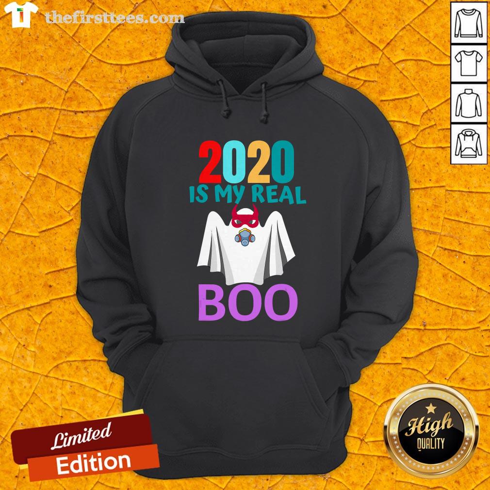 Colorful 2020 Is My Real Boo Ghost Halloween Shirt