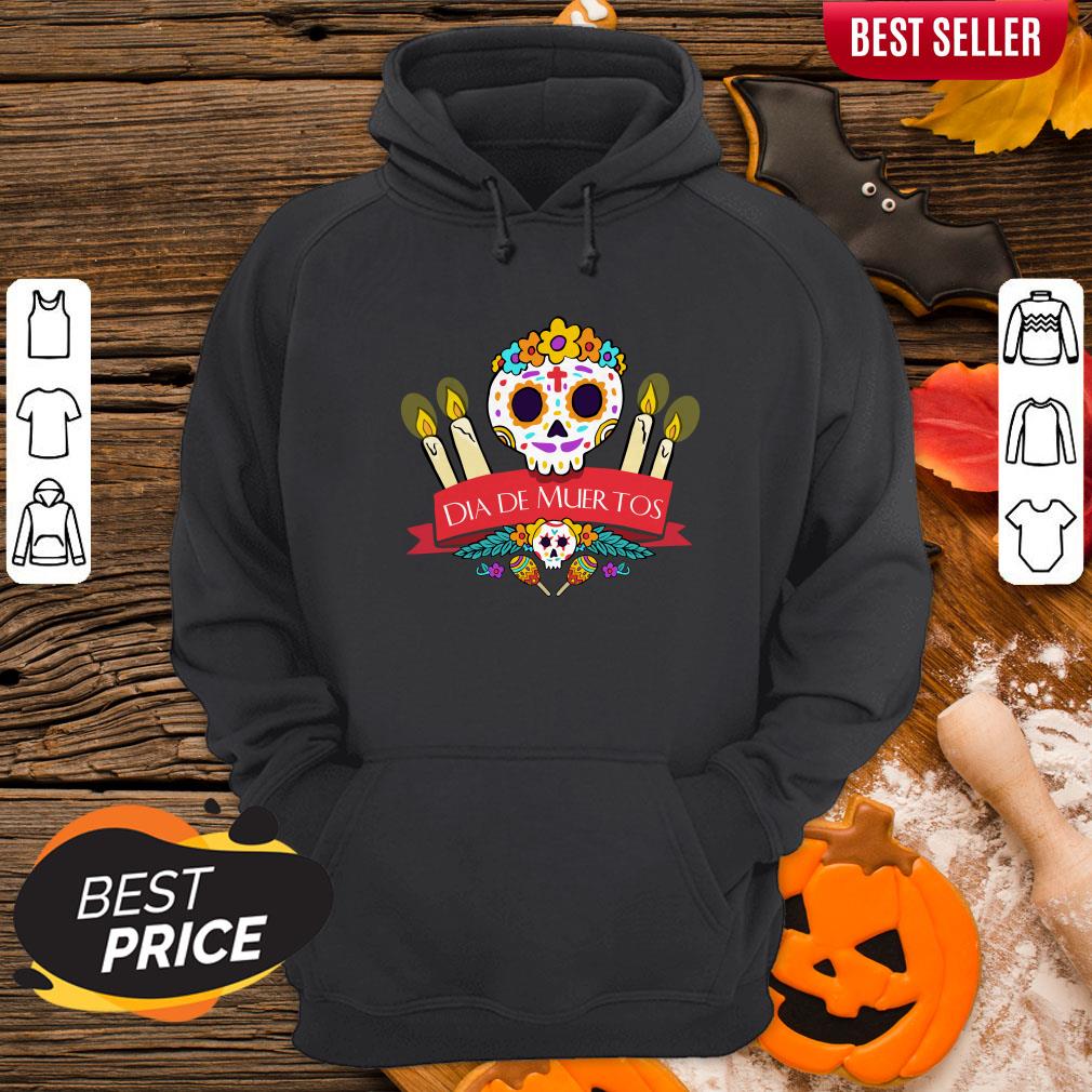 Official Sugar Skulls Dia De Muertos Day Dead Shirt