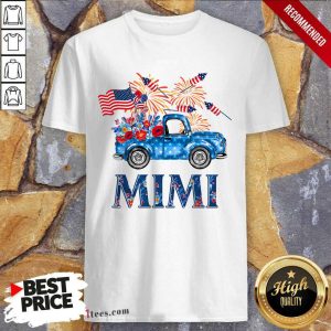 Truck Mimi 4th Of July American Flag Shirt