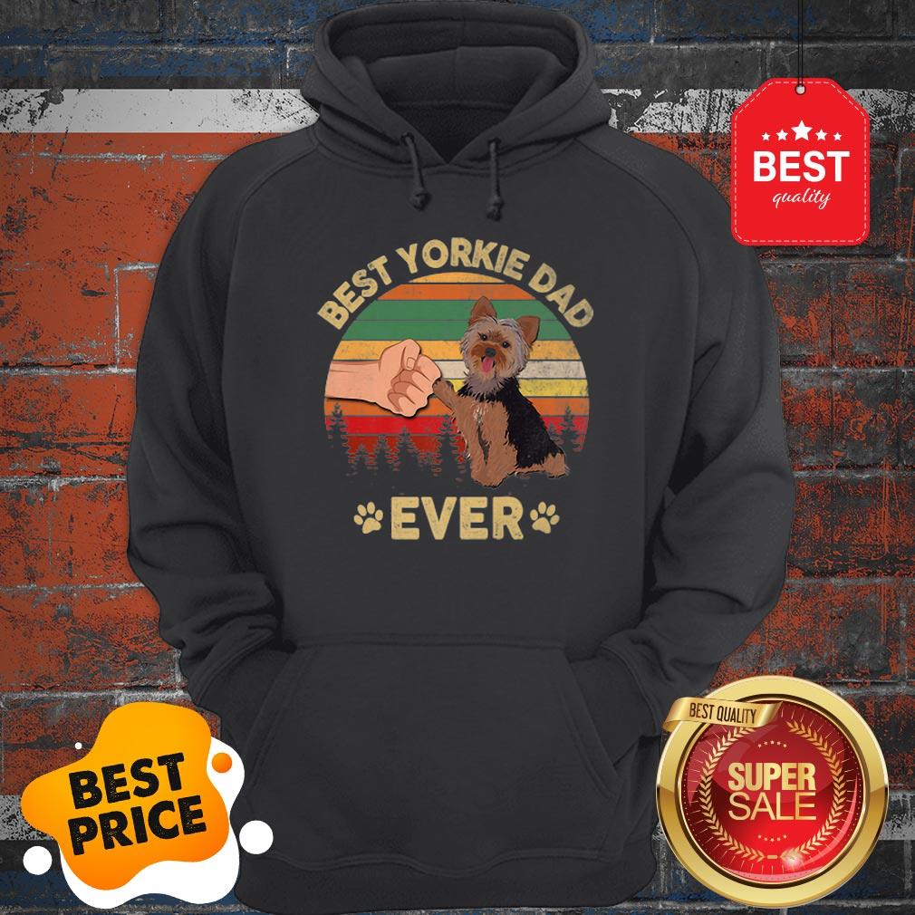 Official Father Day Best Yorkie Dad Ever Vintage Shirt
