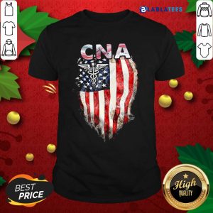 Premium Cna Gift American Flag Shirt