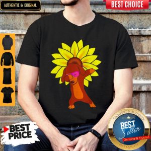 Funny Dachshund Sun Flower Shirt