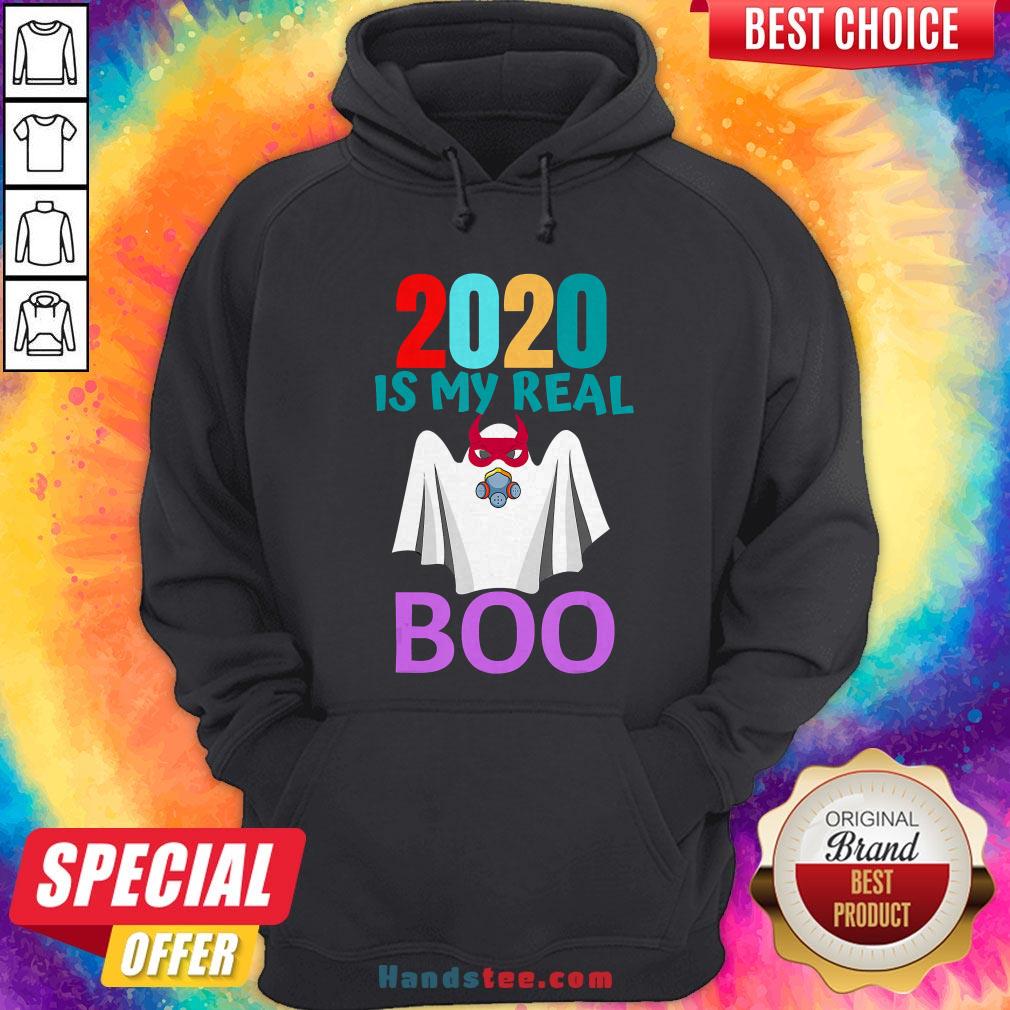 Colorful 2020 Is My Real Boo Ghost Halloween Shirt