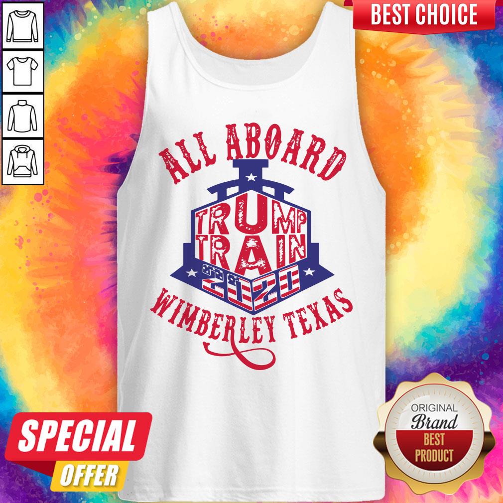 All Aboard Trump Train 2020 Wimberley Texas Shirt