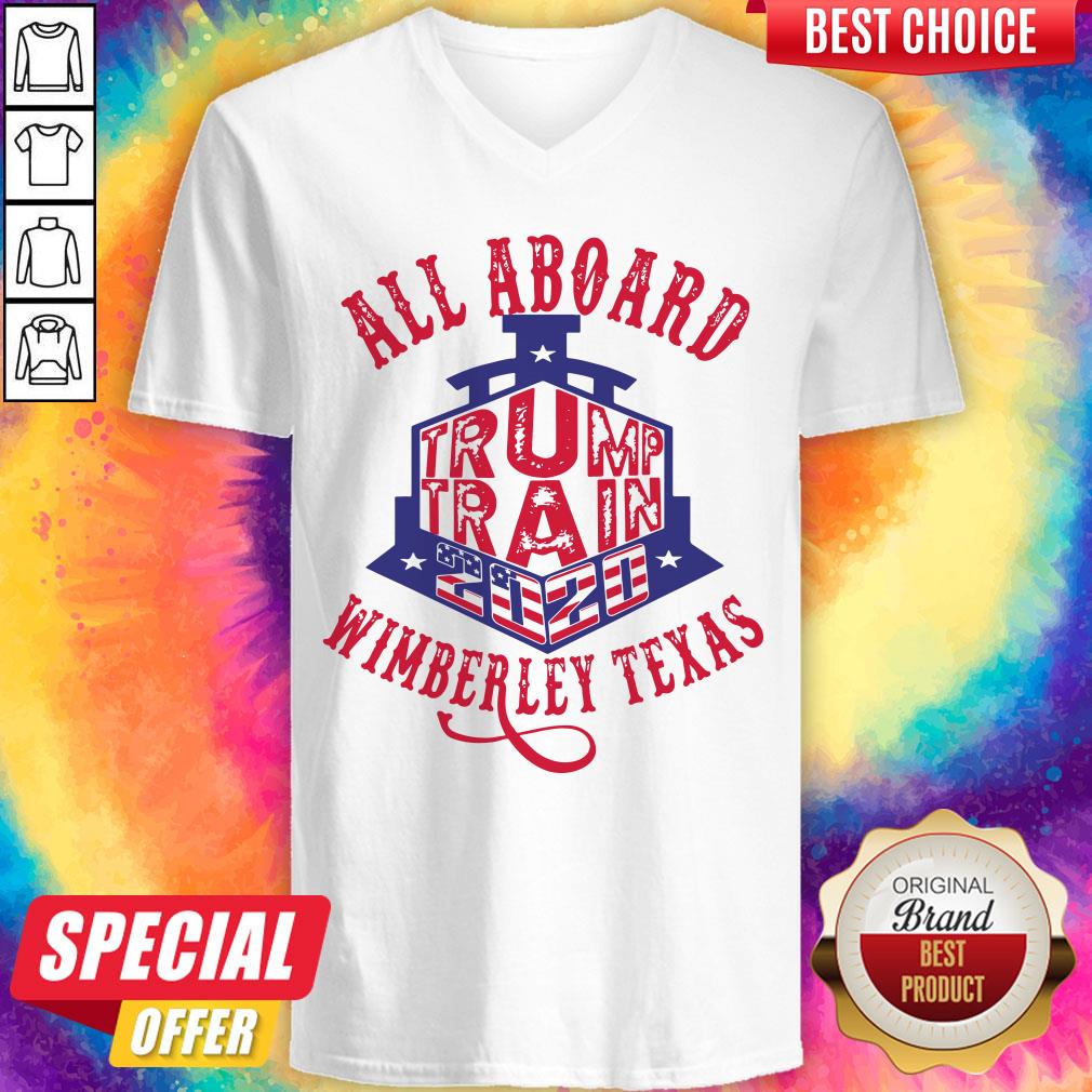 All Aboard Trump Train 2020 Wimberley Texas Shirt