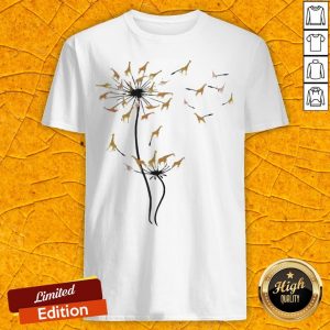 Pretty Giraffes Dandelion Flower Shirt