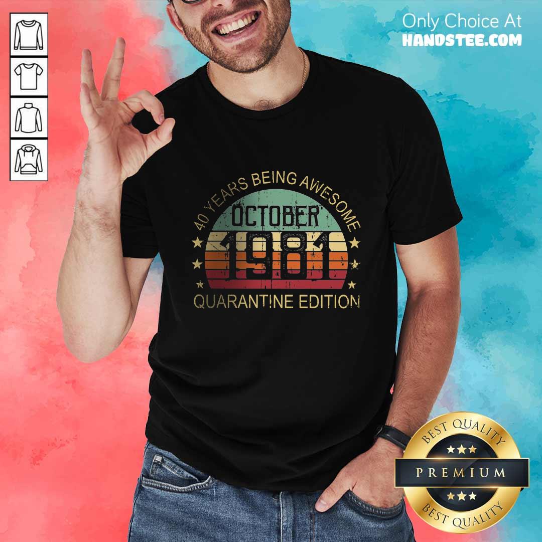 Amused 40 Years Edition October Super Shirt