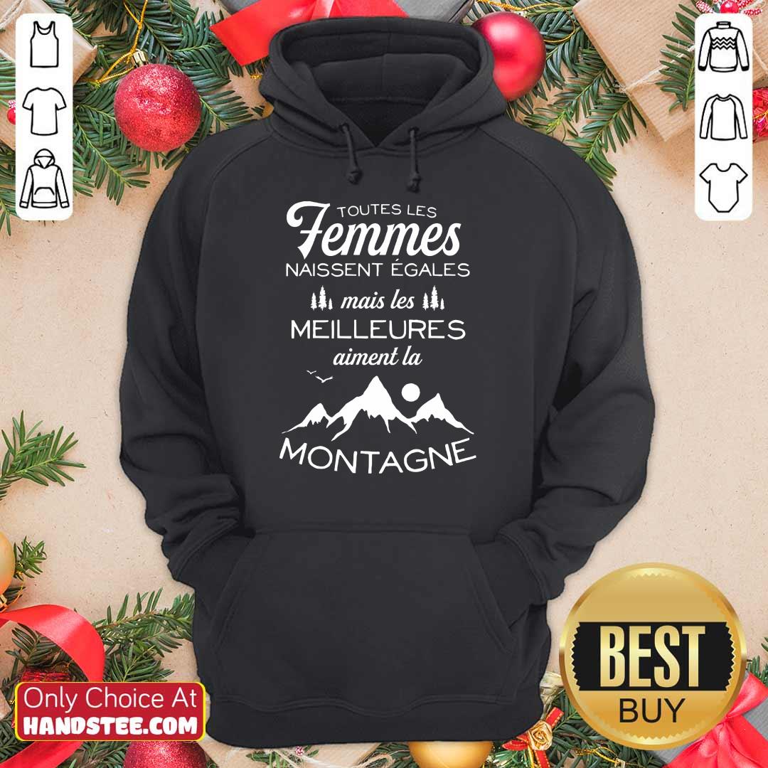 Amused Femmes Meilleures Montagne Shirt