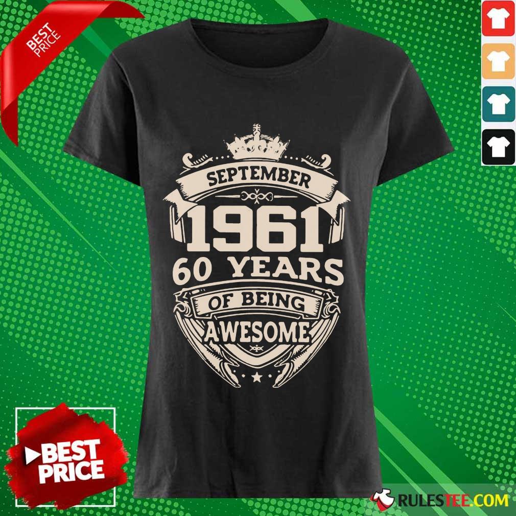 Amused September 1961 60 Years Shirt