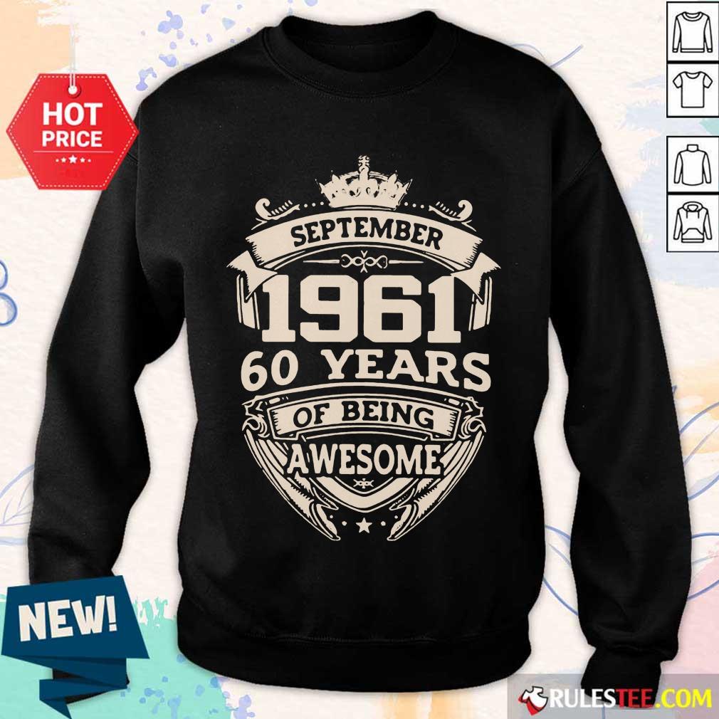 Amused September 1961 60 Years Shirt