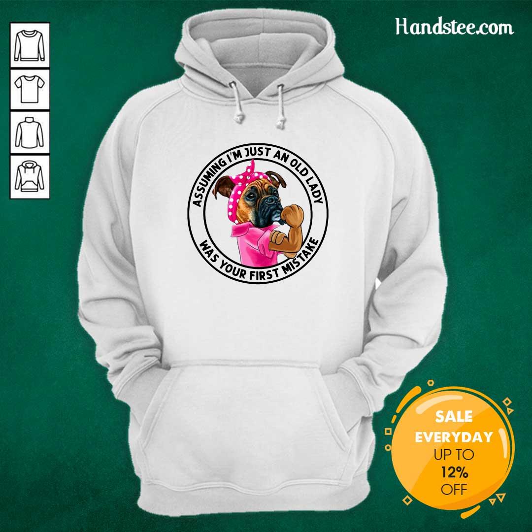 Angry 5 Just An Old Lady Was Your Mistake Shirt