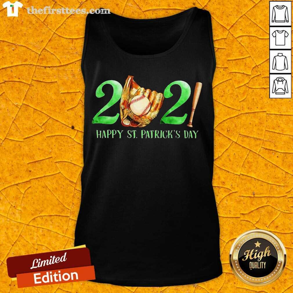 Awesome 2021 Happy St Patricks Day Baseball Shirt