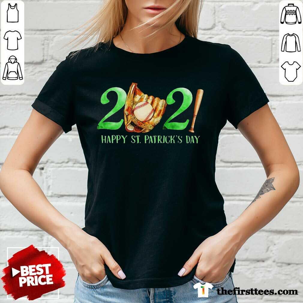 Awesome 2021 Happy St Patricks Day Baseball Shirt