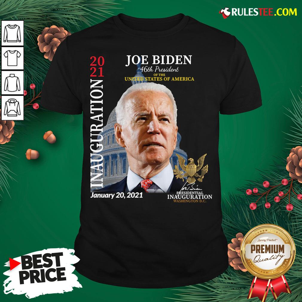 Awesome 2021 Inauguration Day Joe Biden Commemorative Souvenir Shirt