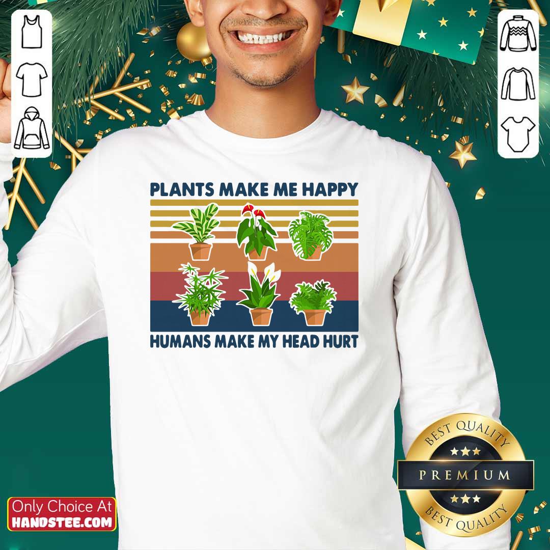 Awesome 4 Gardening Plants Happy Shirt