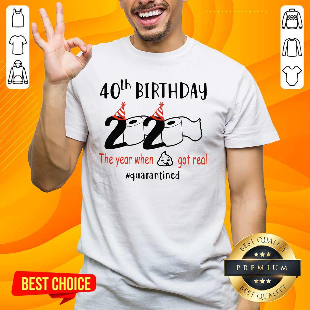 Awesome 40th Birthday 2020 Shirt