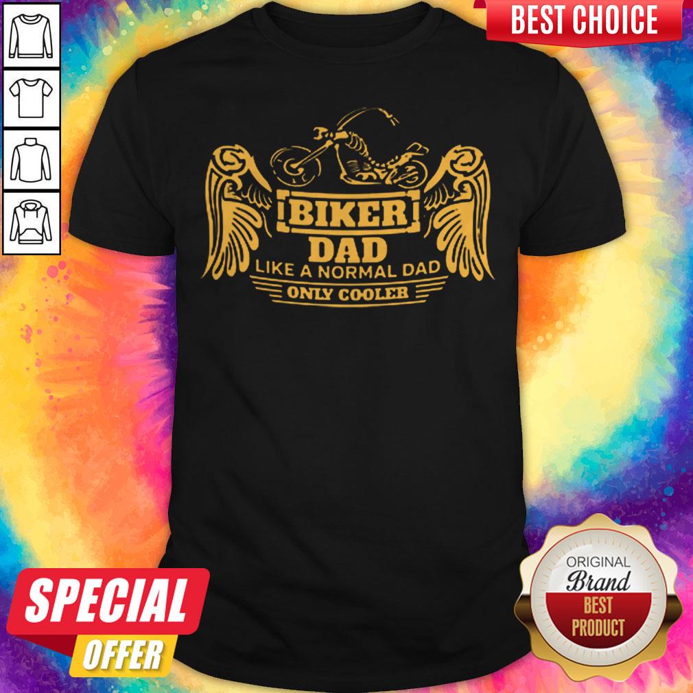 Awesome Biker Dad Coffee Shirt