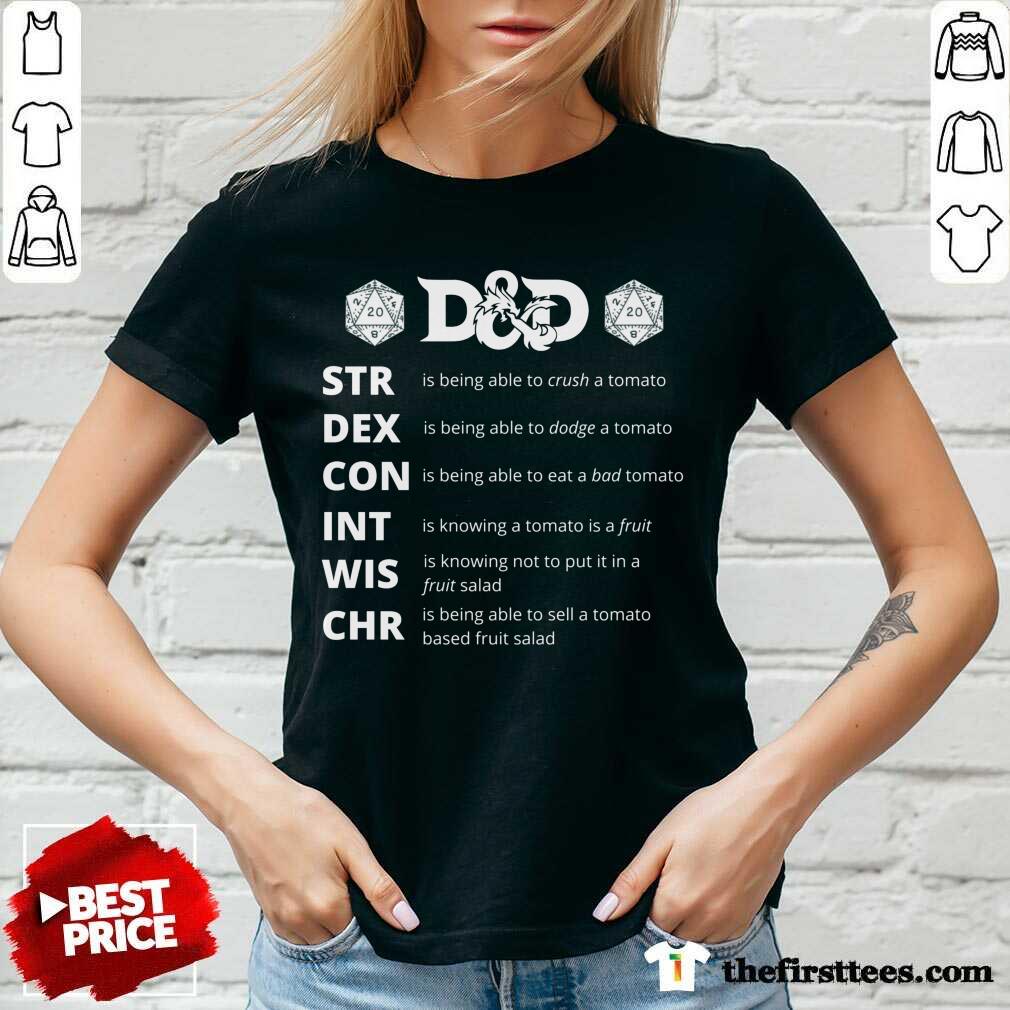 Awesome Dad Str Dex Con Int Wis Chr Shirt