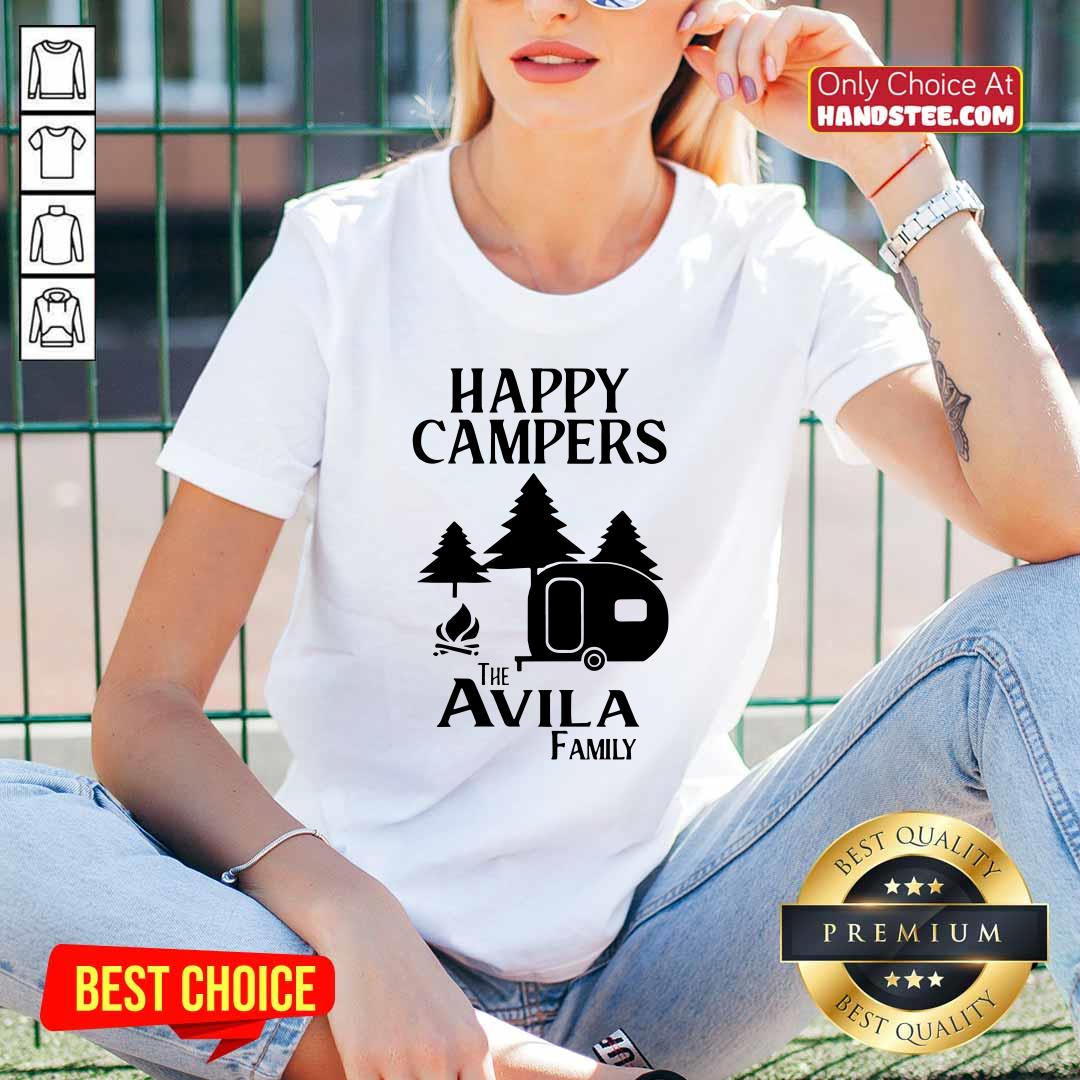 Awesome Happy Campers The Avila Family Shirt