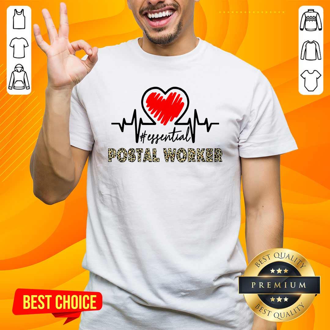 Awesome Heartbeat Essential Postal Worker Shirt