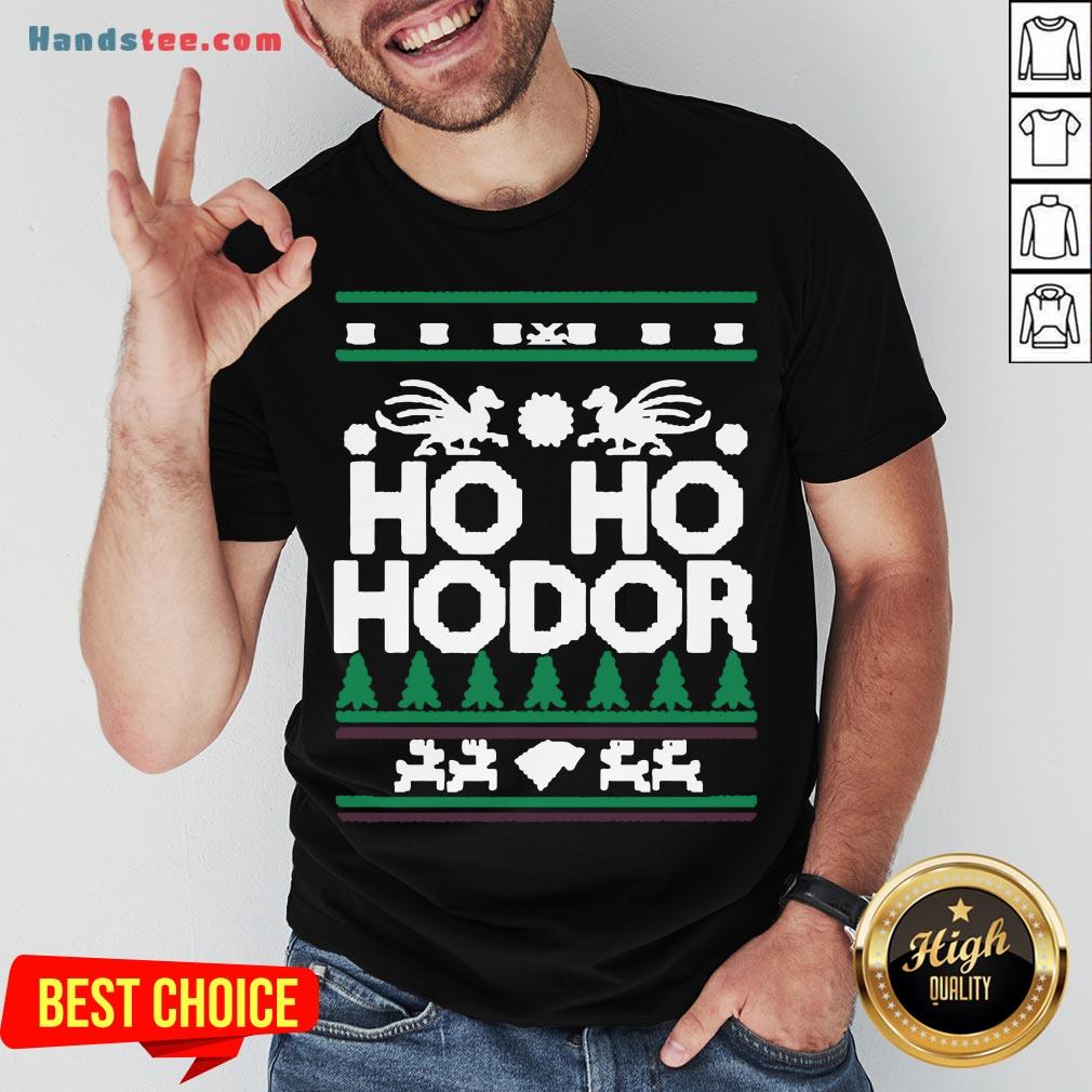 Awesome Ho Ho Hodor Ugly Christmas Shirt