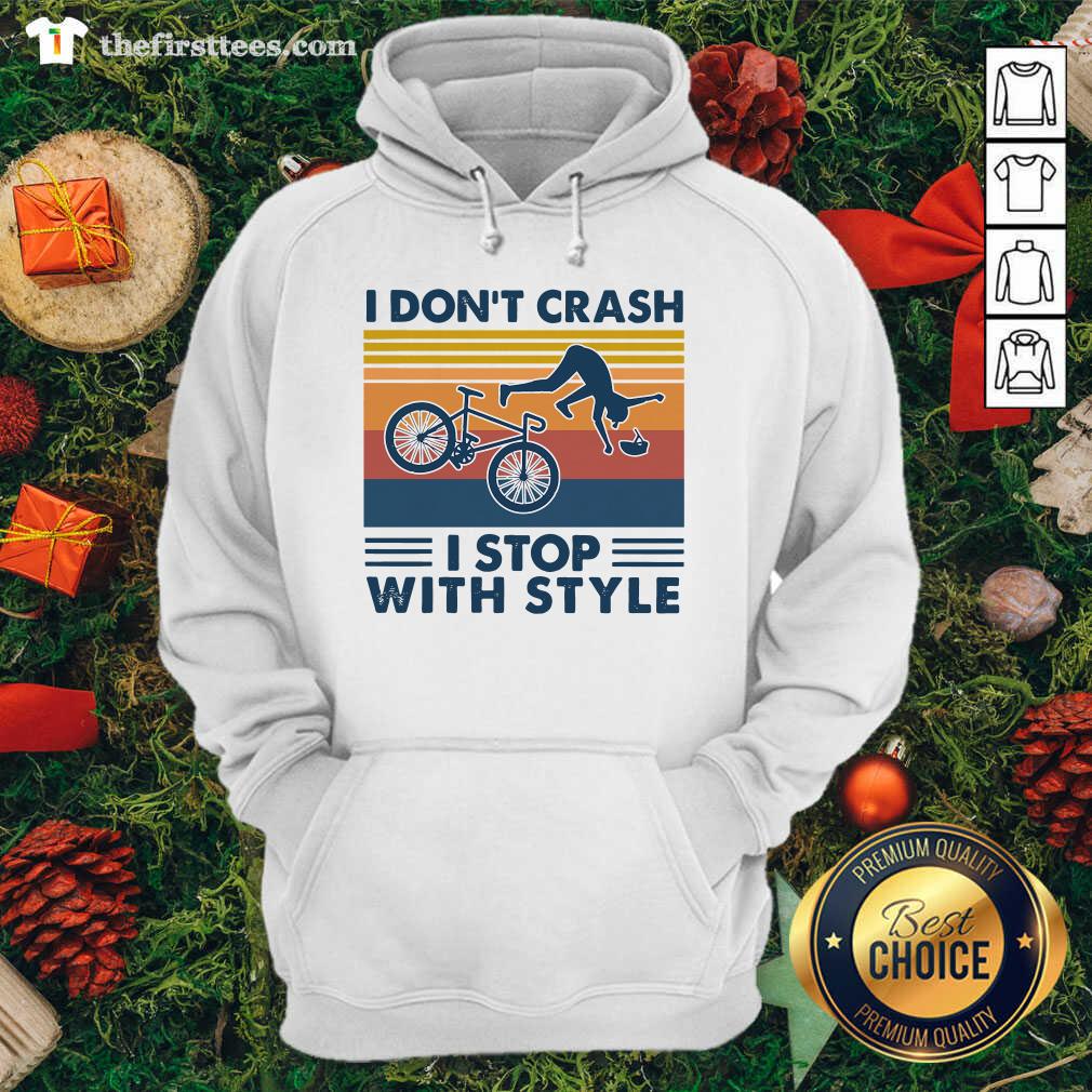 Awesome I Don’t Crash I Stop With Style Vintage Retro Shirt