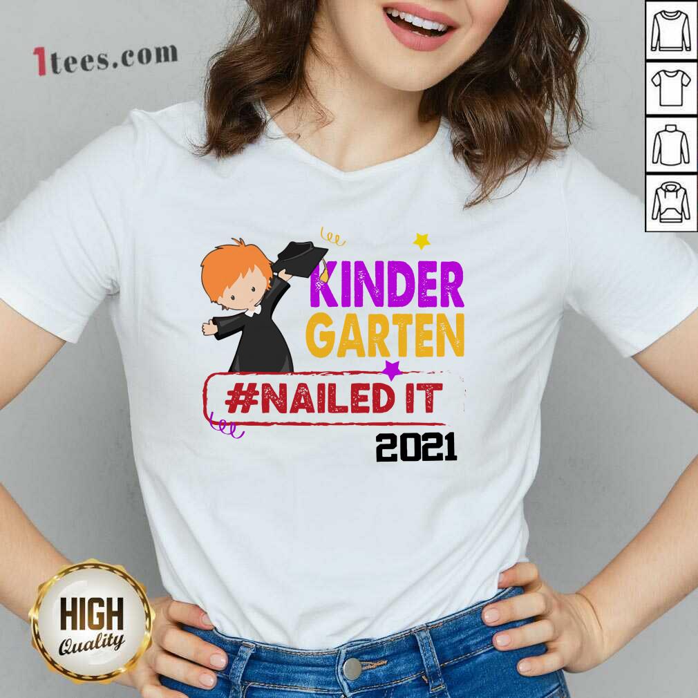 Awesome Kindergarten Nailed It 2021 Red Hair Shirt