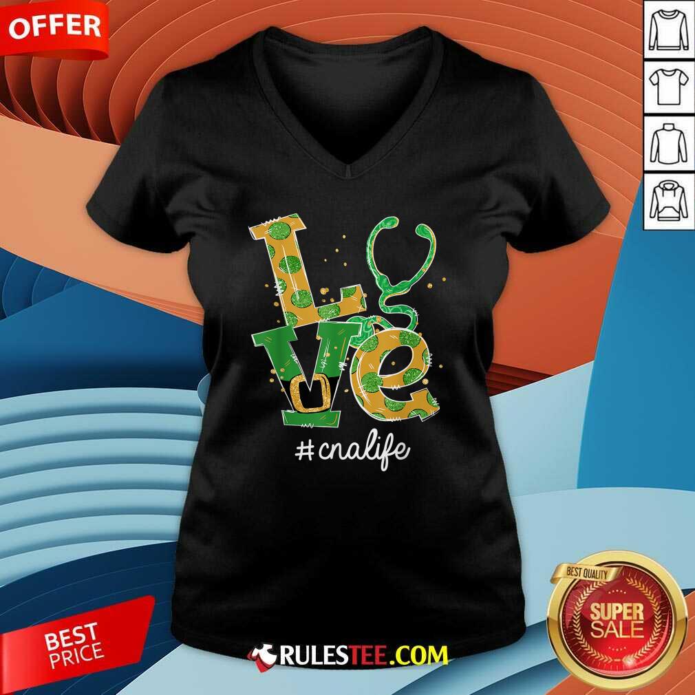 Awesome Love Nurse CNA Life St Patricks Day Shirt