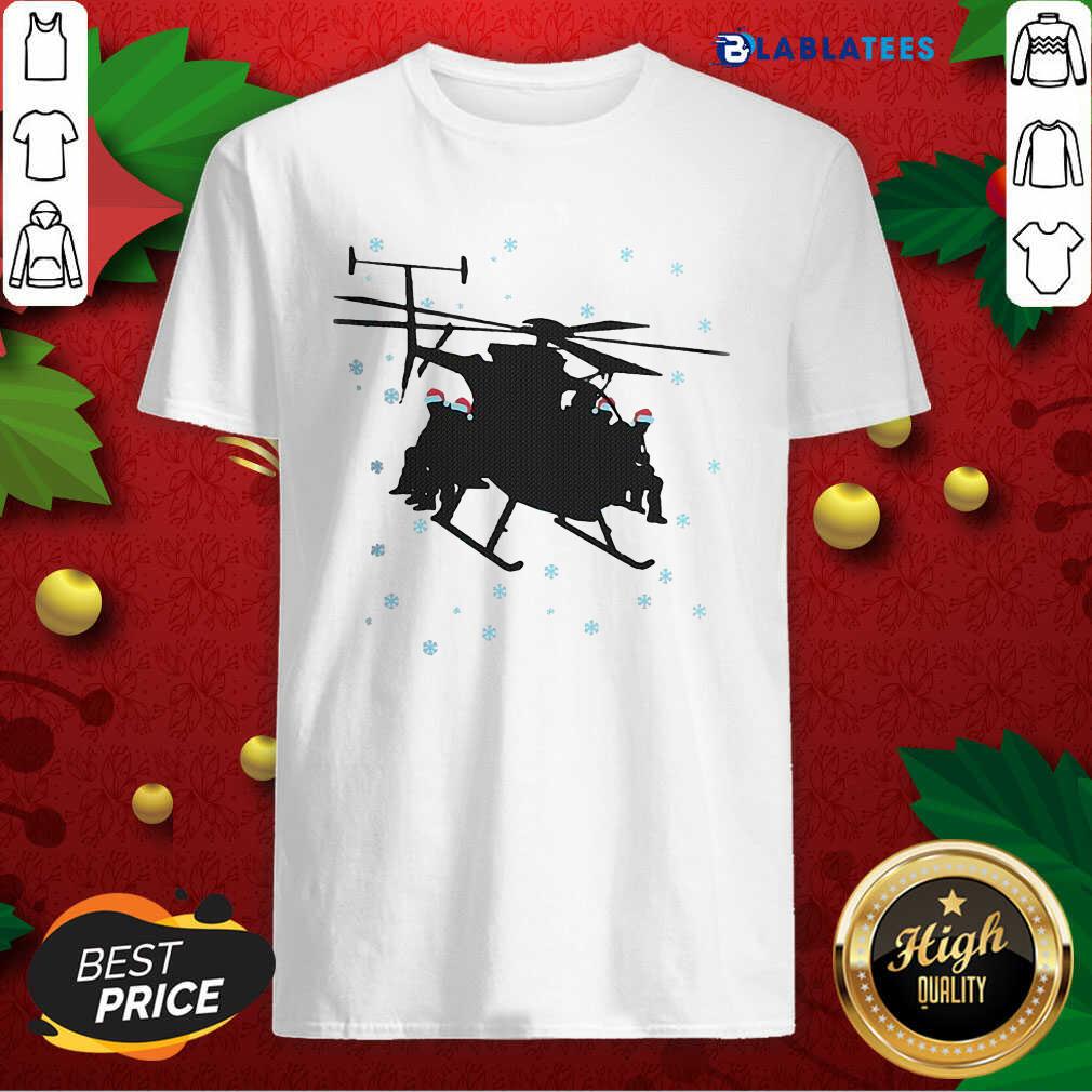 Awesome Night Stalkers Helicopter Christmas Shirt